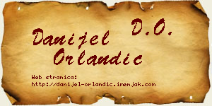 Danijel Orlandić vizit kartica